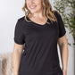 Sophie Pocket Tee - Black