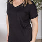 Sophie Pocket Tee - Black