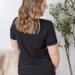 Sophie Pocket Tee - Black