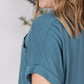Sierra Pocket Top - Light Teal