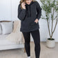 Vintage Wash Hoodie - Black