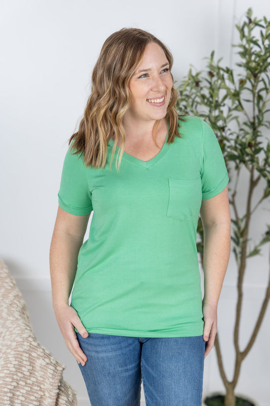 Sophie Pocket Tee - Mint
