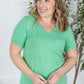 Sophie Pocket Tee - Mint