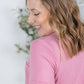 Sophie Pocket Tee - Rose