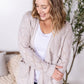 Open Knit Cardigan - Neutral