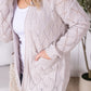 Open Knit Cardigan - Neutral
