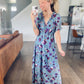 SHIPS FREE TODAY // Hydrangea Dreams Maxi Dress