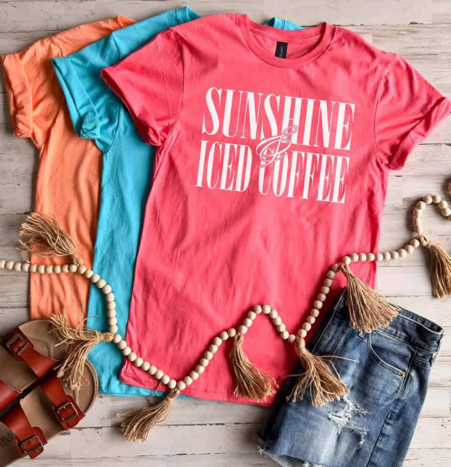 PREORDER: Sunshine & Iced Coffee Tee