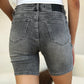 Washed Black Denim Shorts - Judy Blue