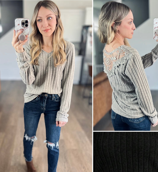 Bristol Lace Back Top