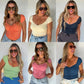 Out and About Cap Sleeve Top