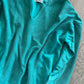 Notch Neck Pullover in Vintage Teal