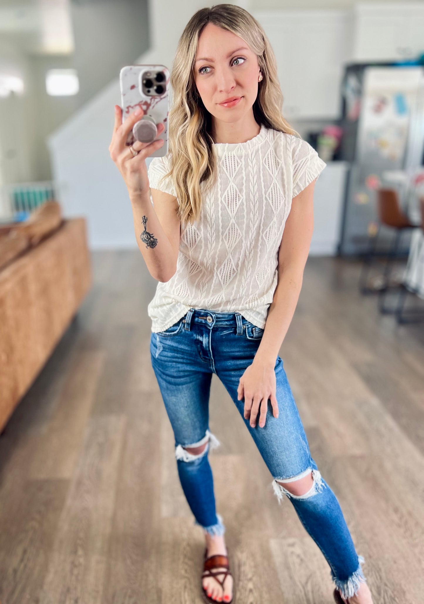 Willow in the Weave Top