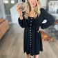 *free ship today* Cora Long Sleeve Button Down Dress