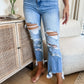 PREORDER: Urban Distressed Crop Jean // eta early May