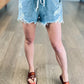 Kennedy Drawstring Denim Shorts