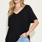 Basics Bamboo V-Neck Top