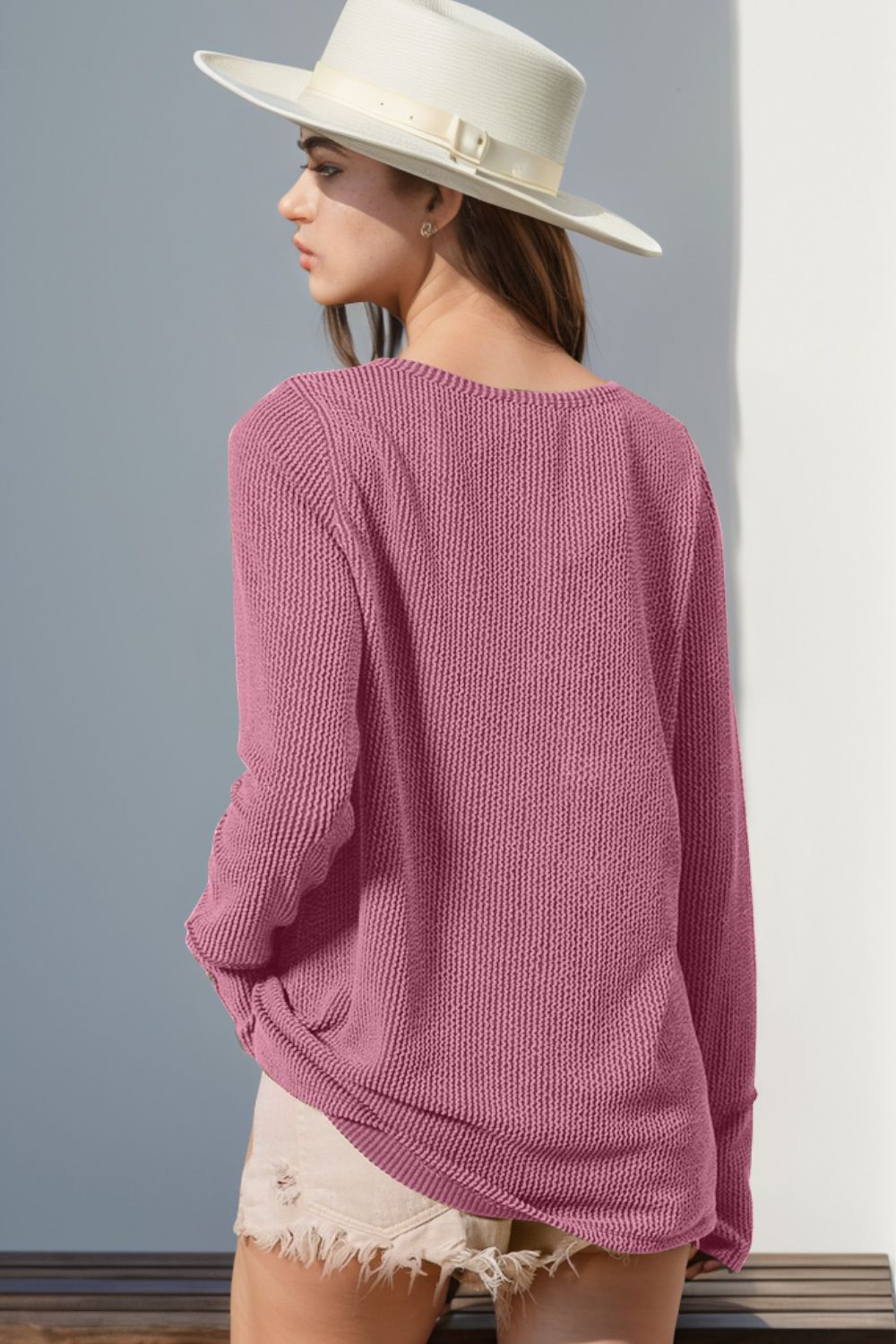 Allie Ribbed Thumbhole Long Sleeve