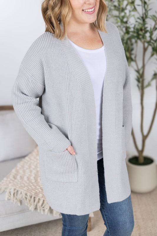 *new* Layla Sweater Cardigan - Grey