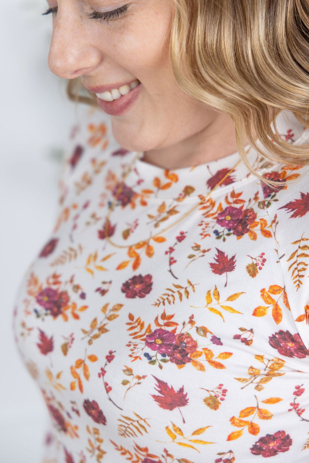 Blair Long Sleeve Top - Autumn Floral