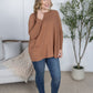 Naomi Pocket Sweater - Latte
