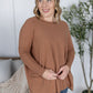 Naomi Pocket Sweater - Latte