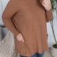 Naomi Pocket Sweater - Latte