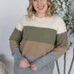Colorblock Sweater - Neutral Mix