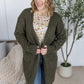 Madison Cozy Cardigan - Dark Olive