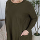 Naomi Pocket Sweater - Olive
