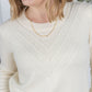 Evelyn Sweater - Ivory