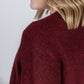 Madison Cozy Cardigan - Burgundy