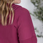 Kacey Ribbed Hoodie - Mulberry
