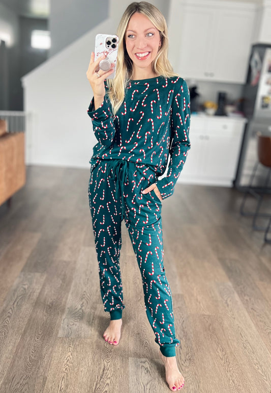 PREORDER: Candy Cane Season Lounge Set