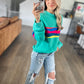 Colorful Accent Pullover