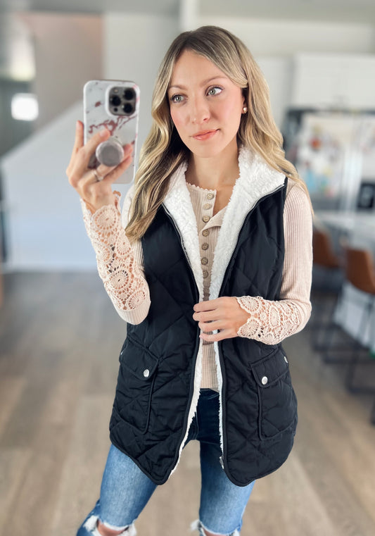 Stay In Quilted Vest