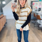 Charity Tie Sweater Knit Top