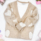 IN STOCK Sweetheart Cardigan - Tan