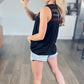 Bree Embroidered Top in Black