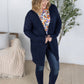 Madison Cozy Cardigan - Navy