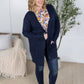 Madison Cozy Cardigan - Navy
