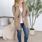 Dalilah Dot Cardigan - Tan