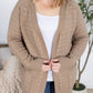 Dalilah Dot Cardigan - Tan
