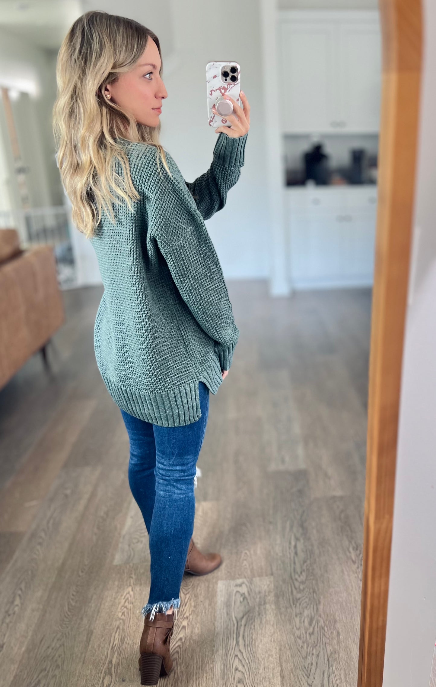 Cayden Sweater in Sage