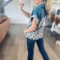 Kenna Chambray Floral Top