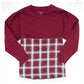 *custom* PREORDER: Plaid Oversized Top