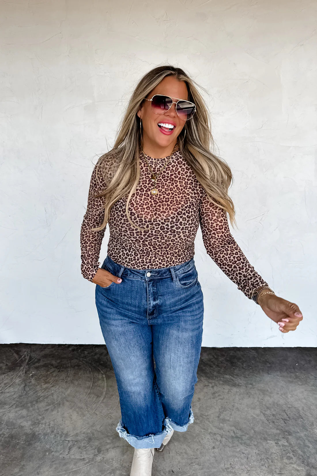 PREORDER: Animal Mesh Top // eta Nov