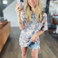 *free ship today* Washed Camo Boyfriend Tee