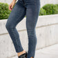 Tummy Control Step Hem Skinny Jeans - Judy Blue