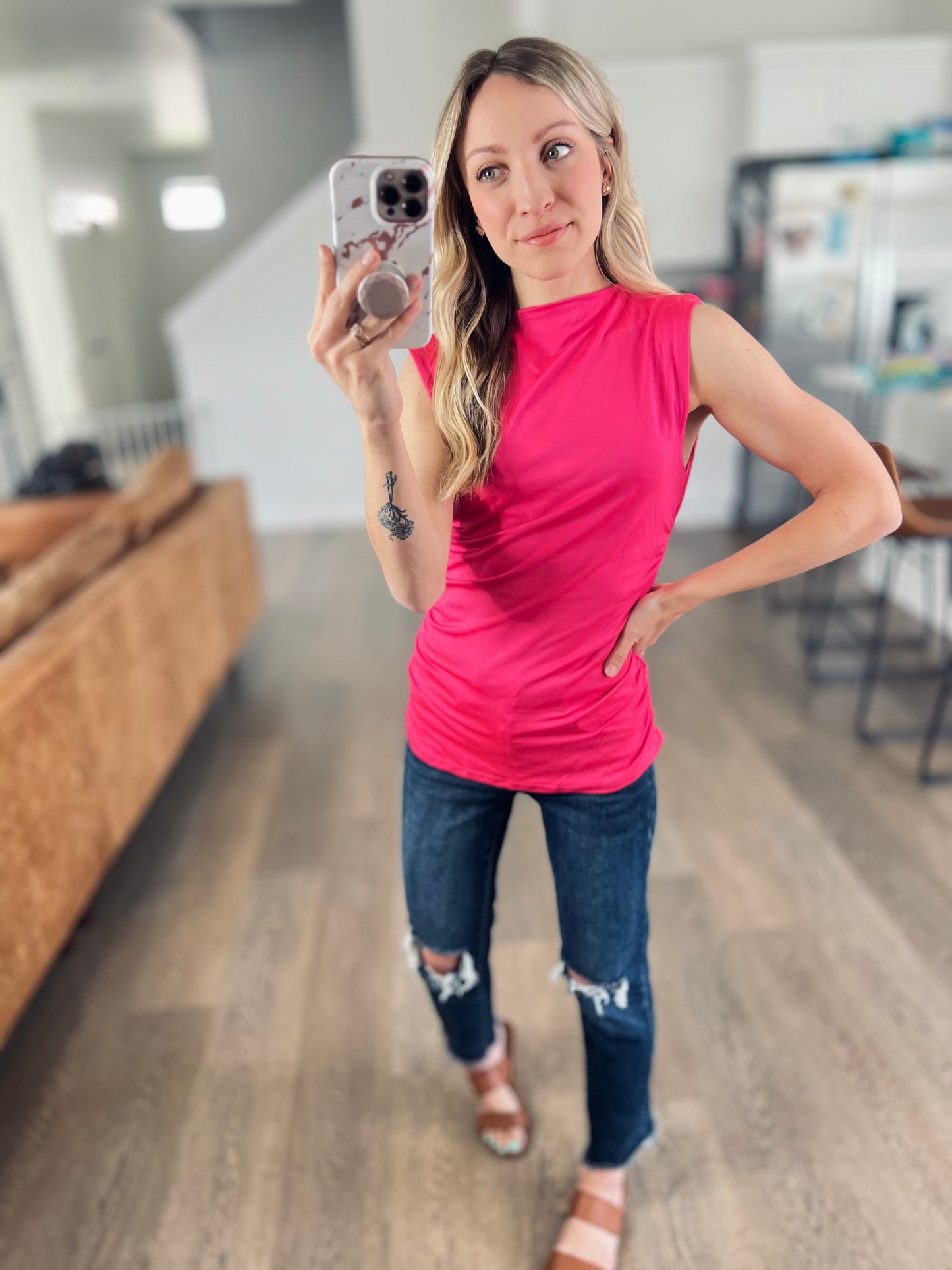 Basically Perfect Ruched Tank [6 colors]